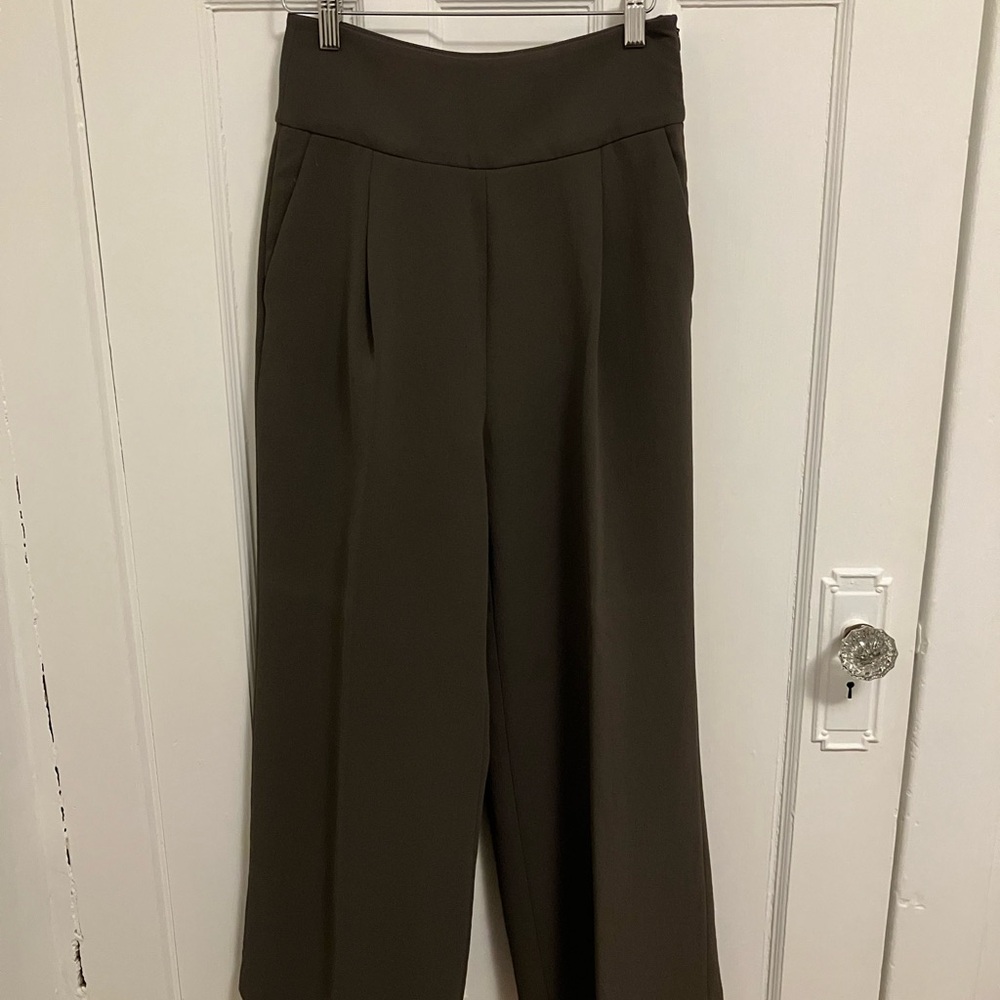 Wilfred Wide-Leg Pants in Dark Brown
